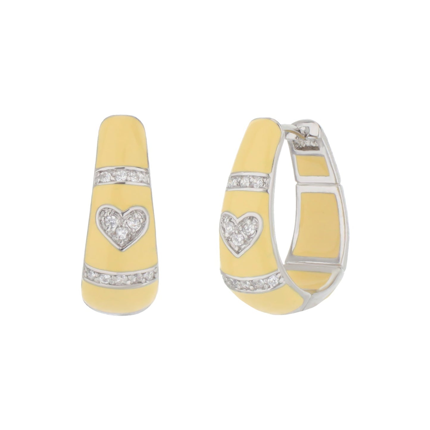 Pave Love Earrings
