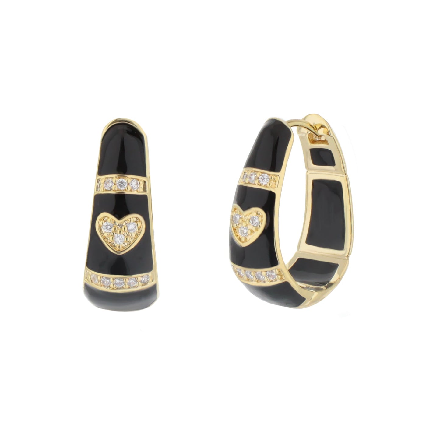 Pave Love Earrings