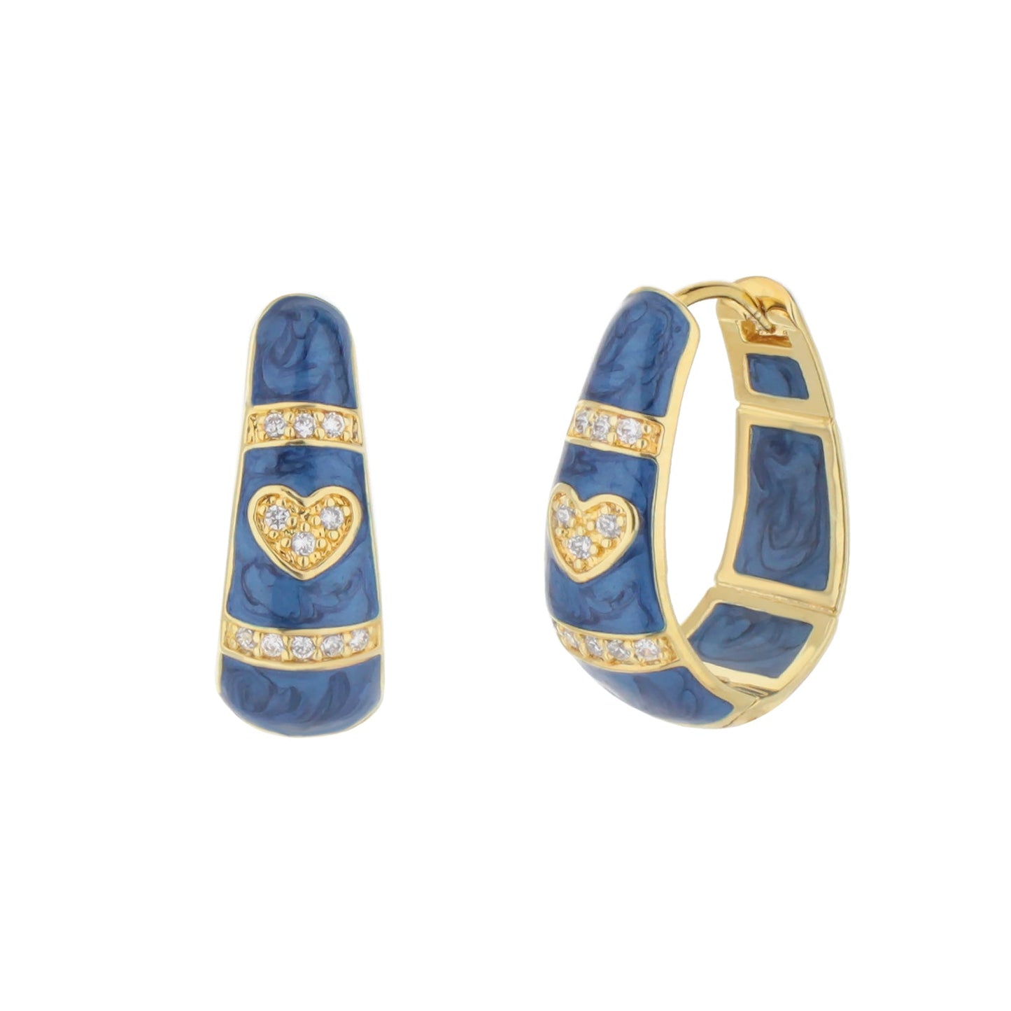Pave Love Earrings