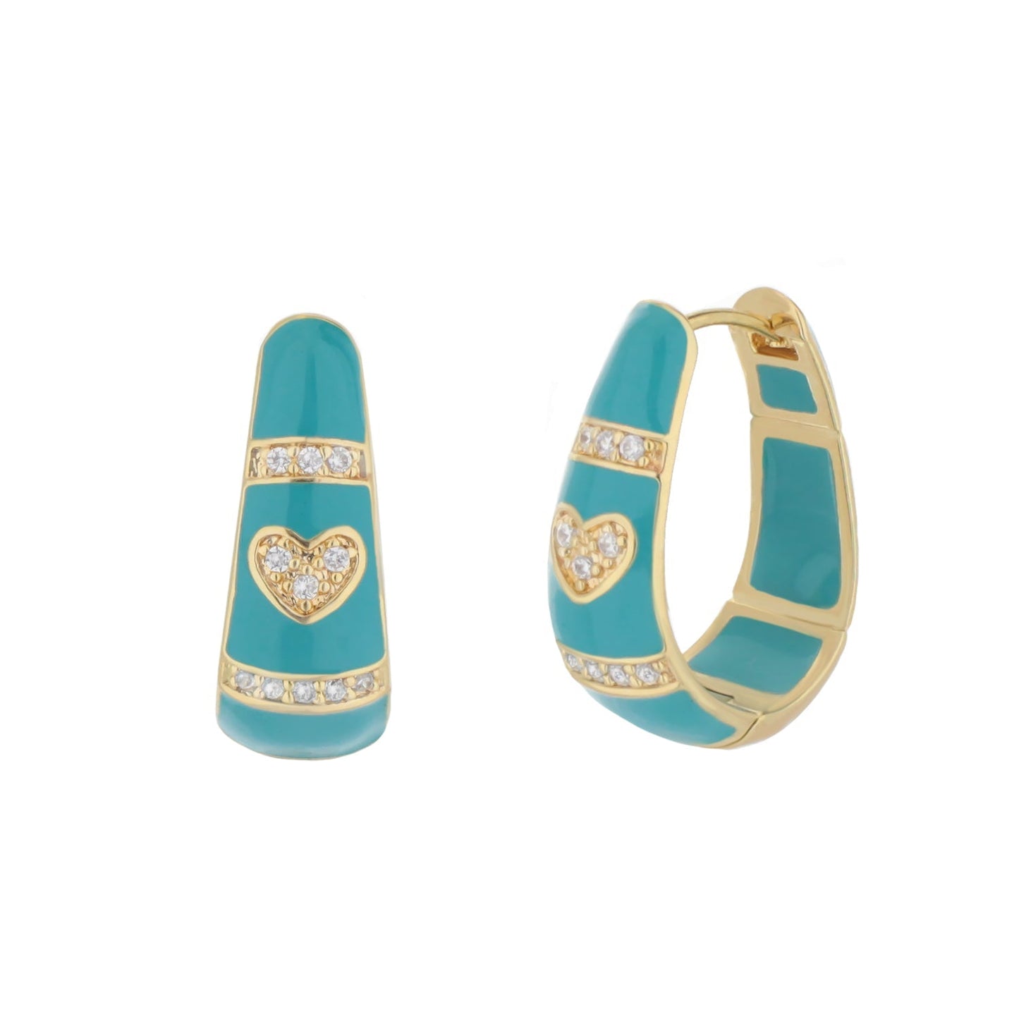 Pave Love Earrings