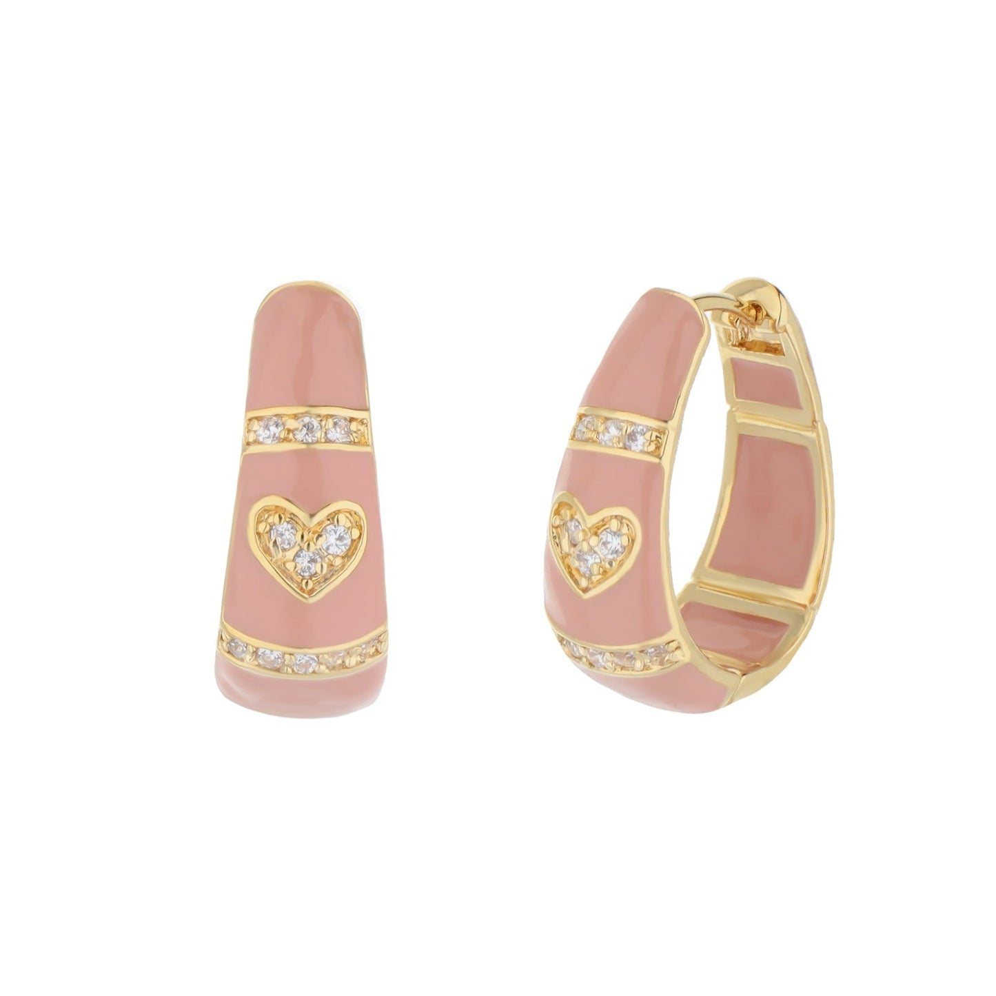 Pave Love Earrings