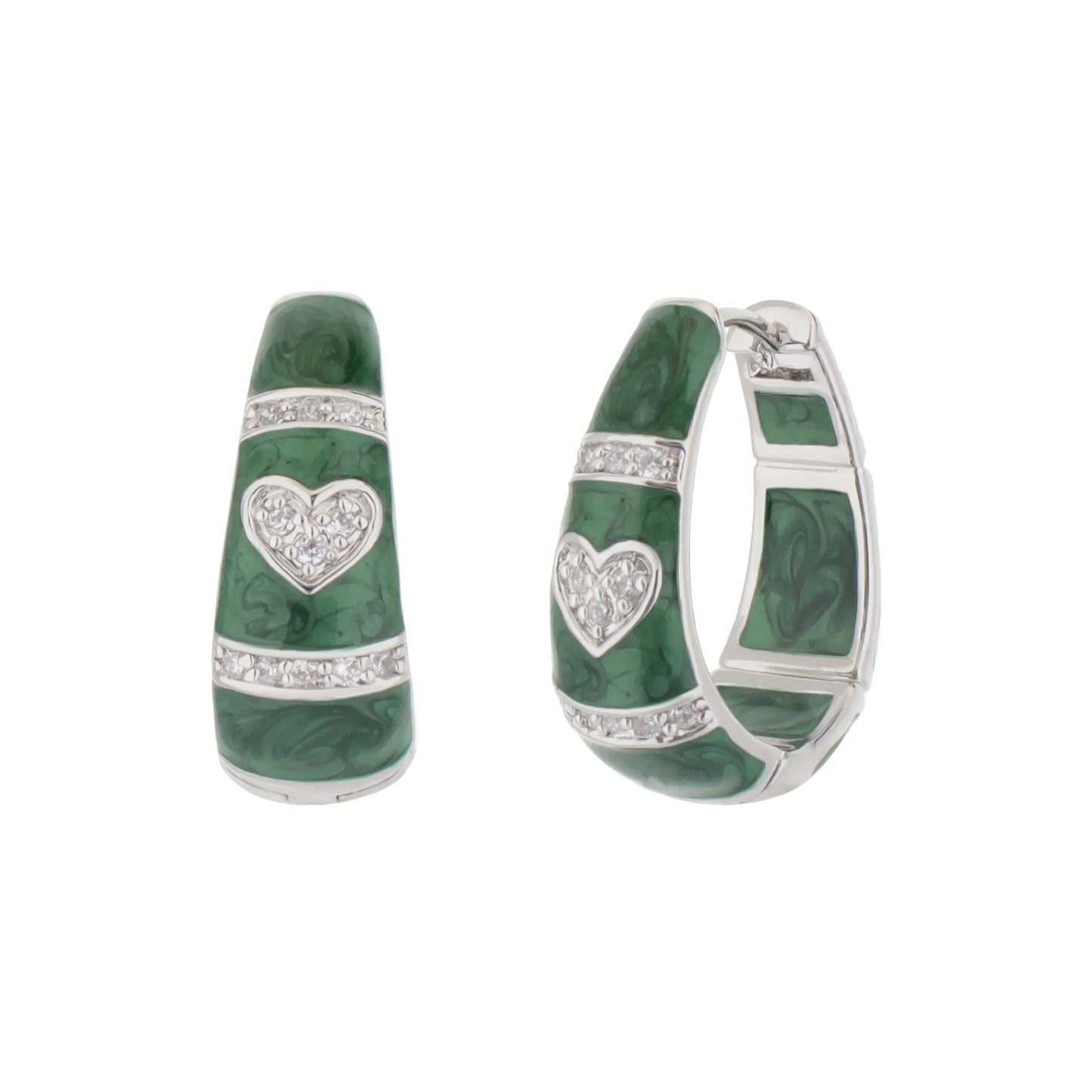 Pave Love Earrings
