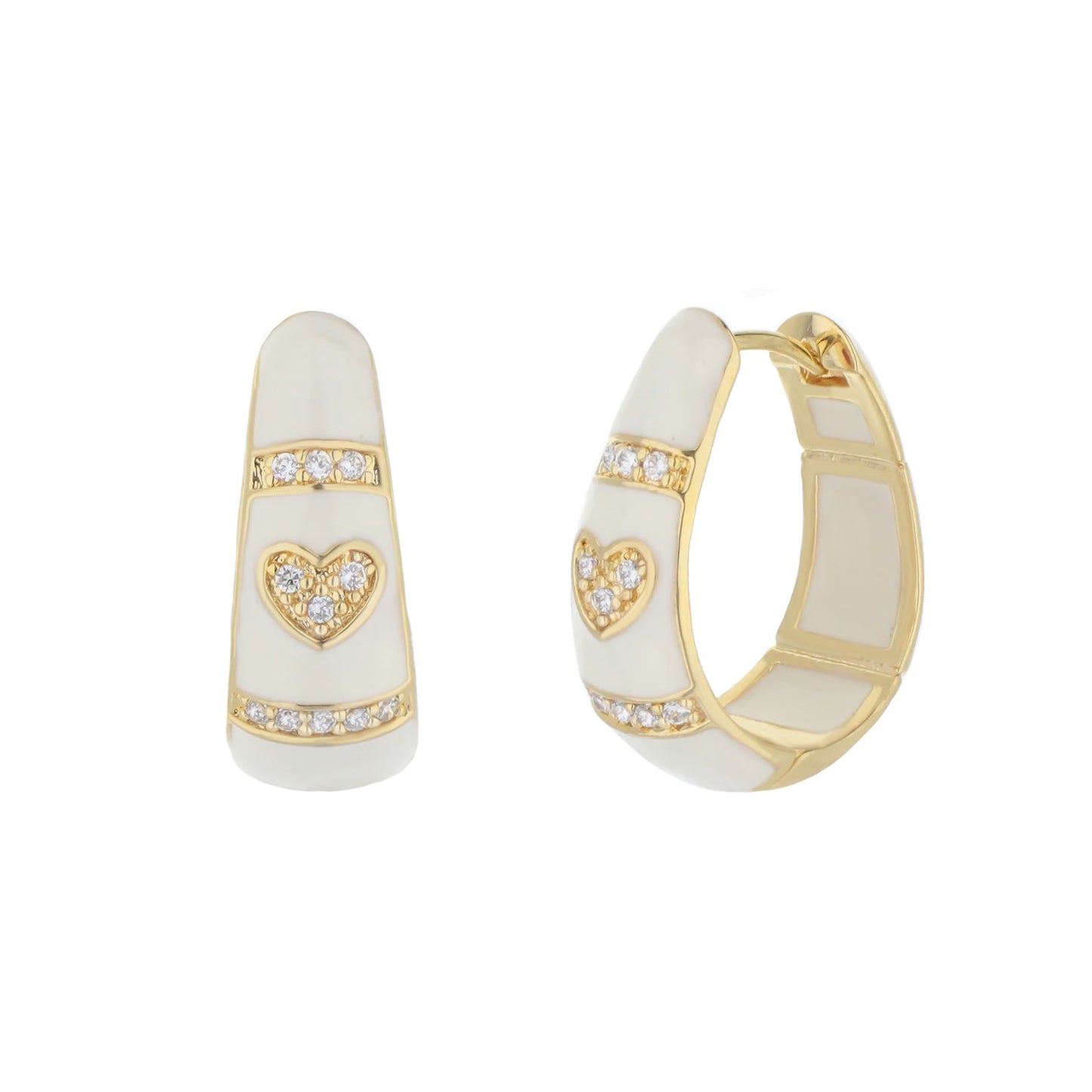 Pave Love Earrings
