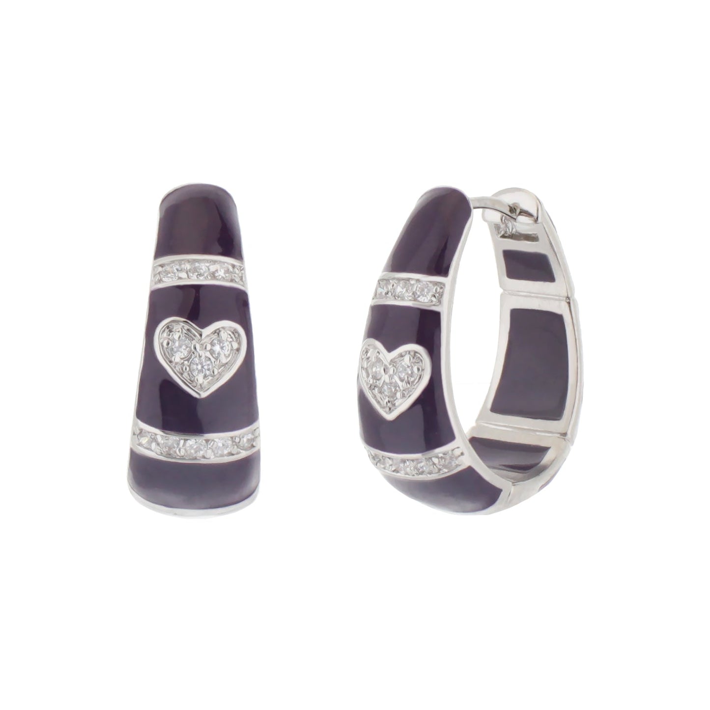 Pave Love Earrings