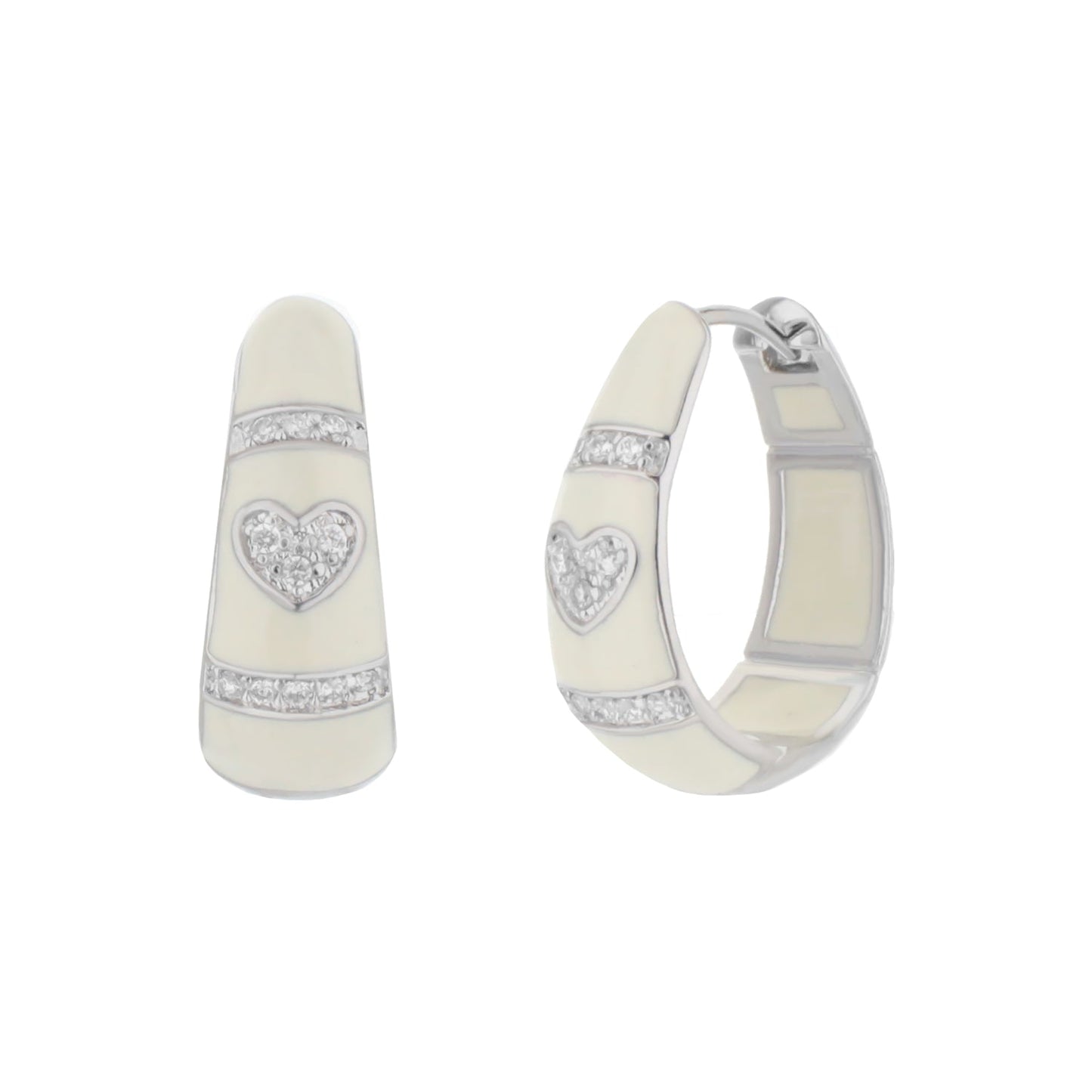 Pave Love Earrings