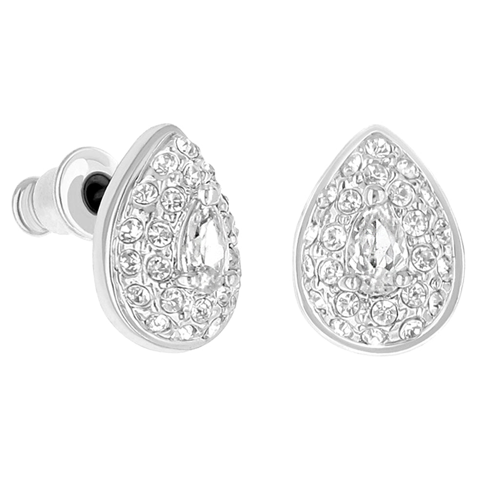 Tear Drop Crystal Earrings