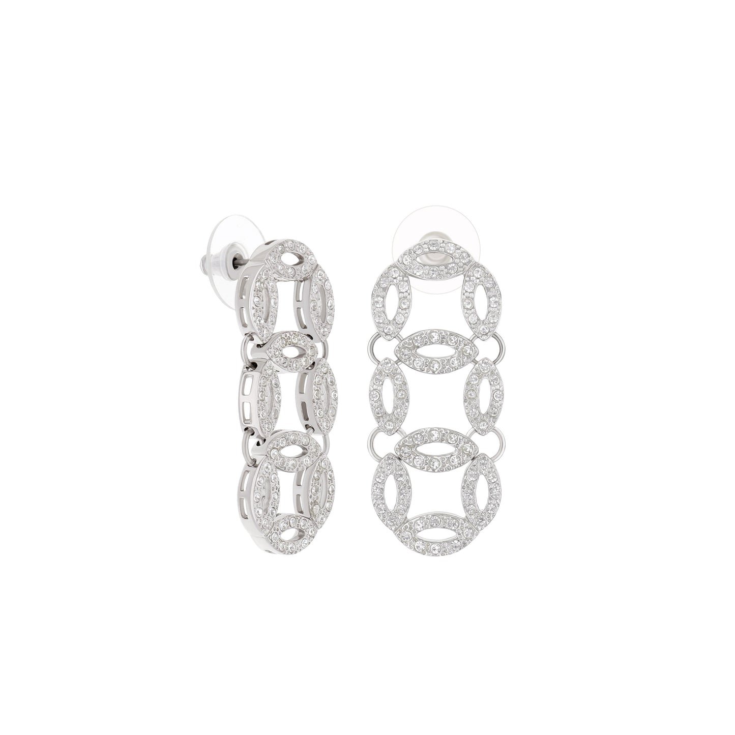 Pave Drop Earrings