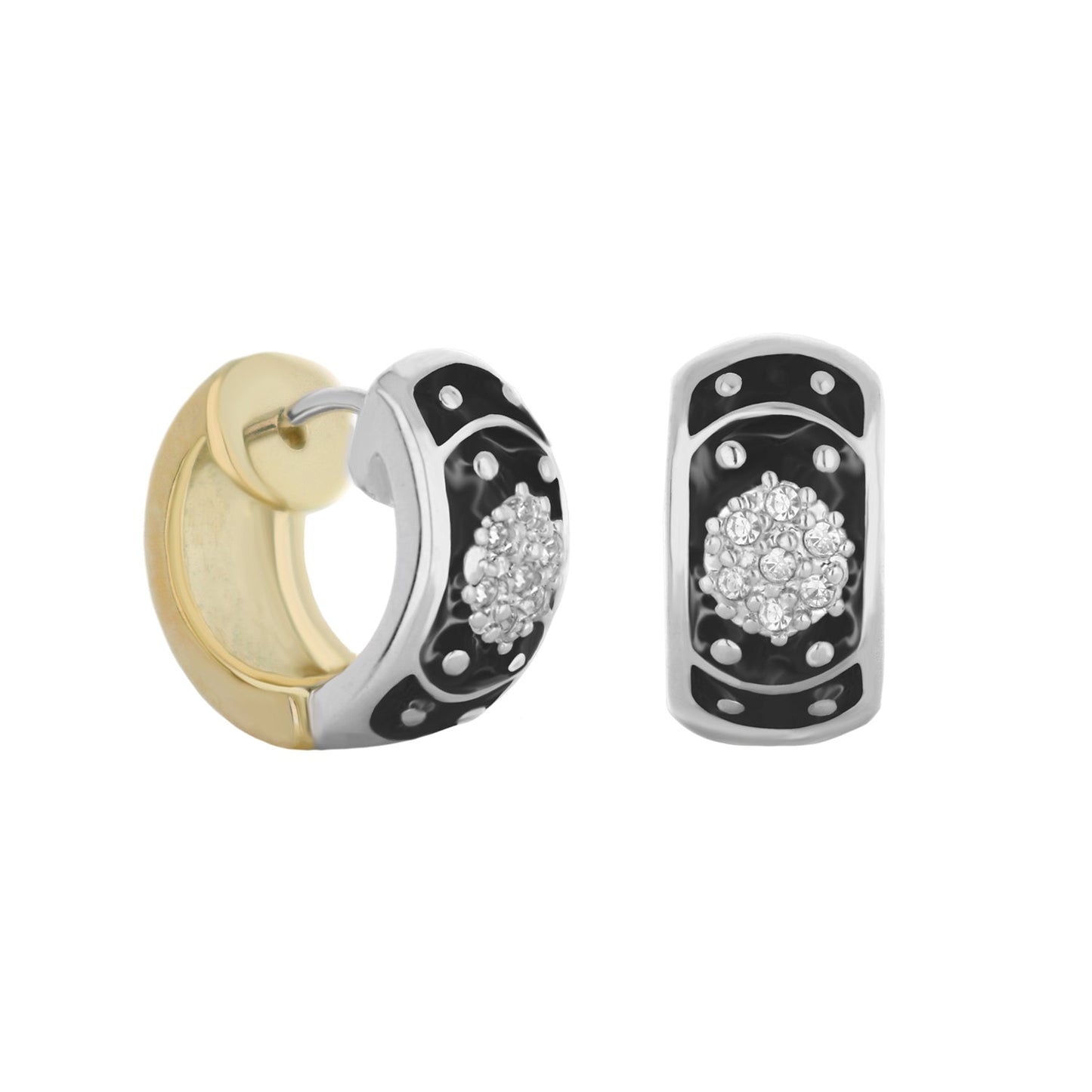 Enamel Crystal Huggies