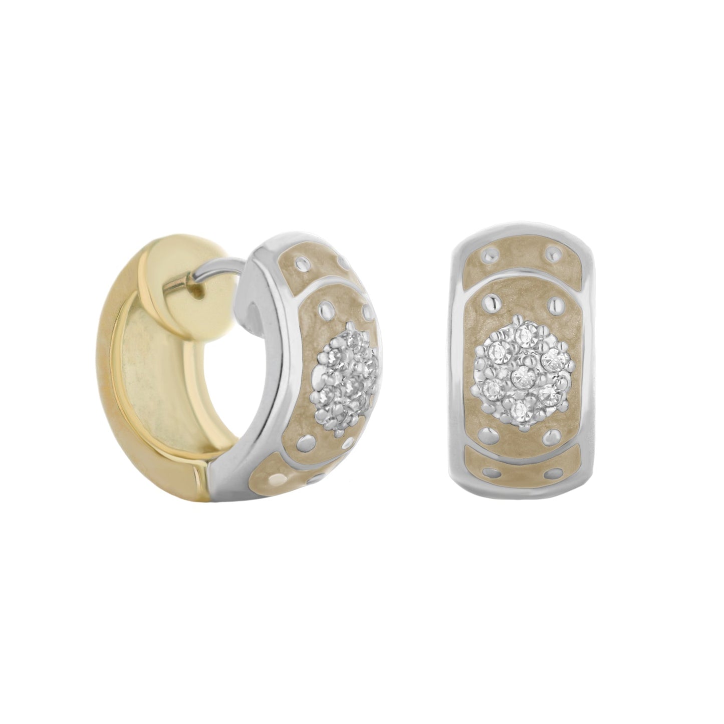 Enamel Crystal Huggies