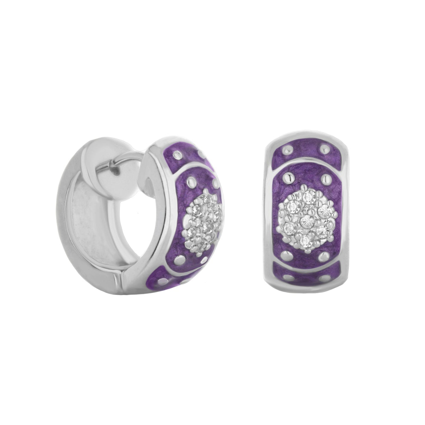 Enamel Crystal Huggies
