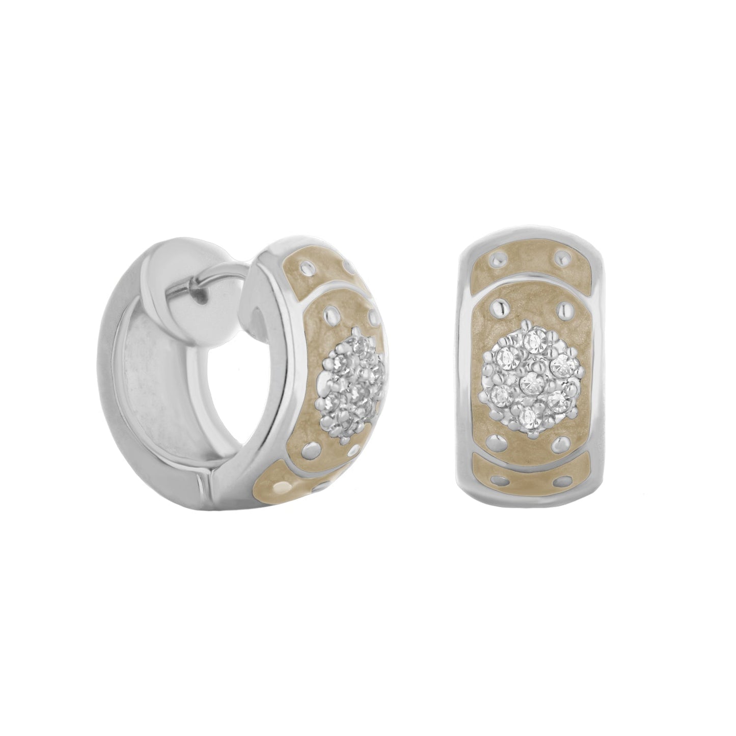 Enamel Crystal Huggies