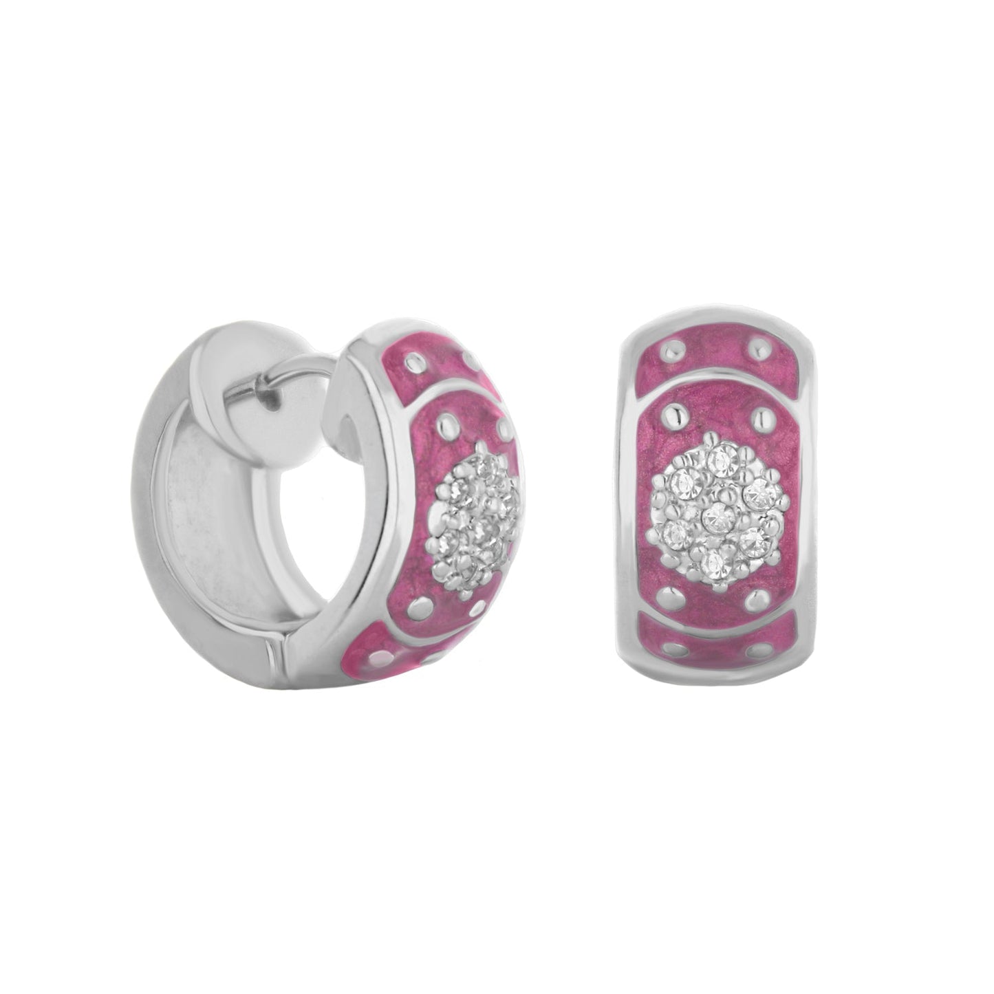 Enamel Crystal Huggies