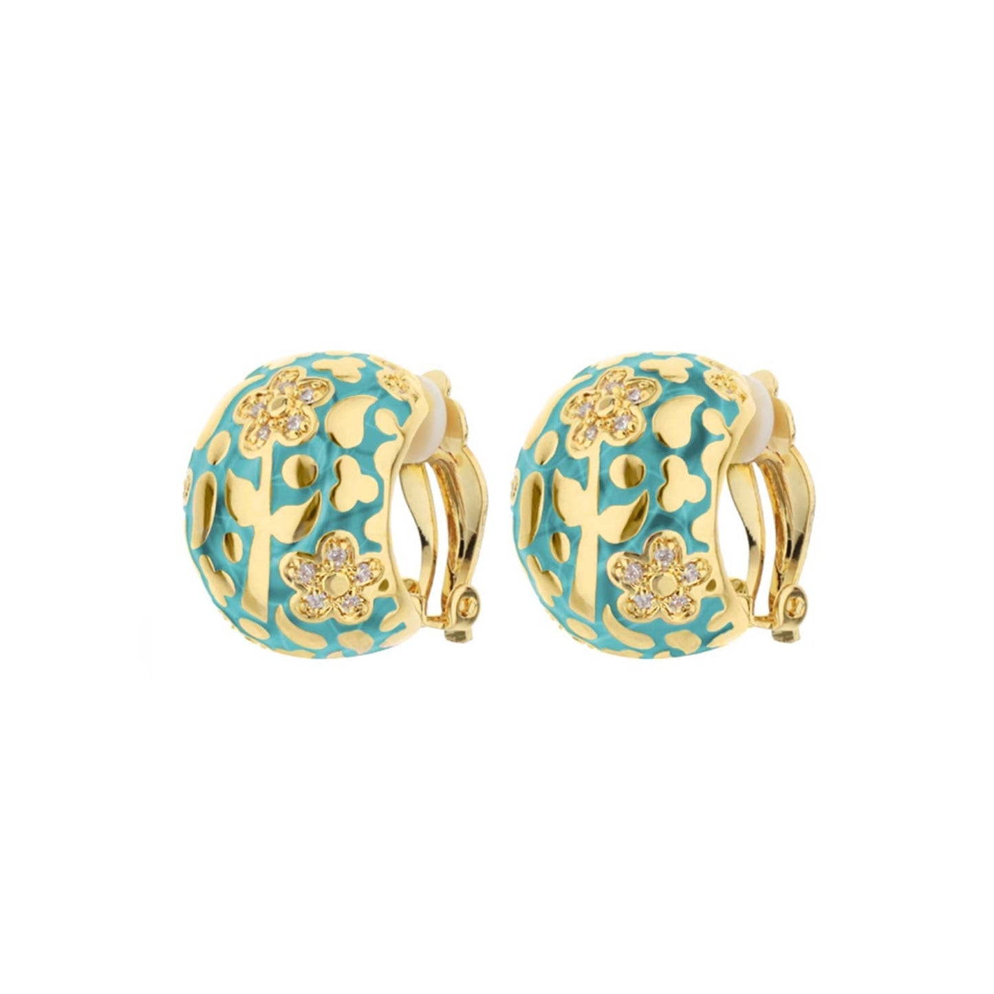 Flowers by Orly Dome Earrings