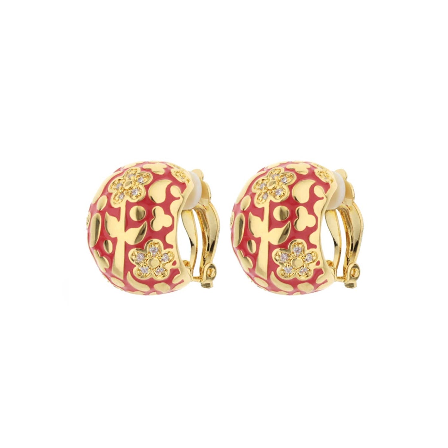 Flowers by Orly Dome Earrings
