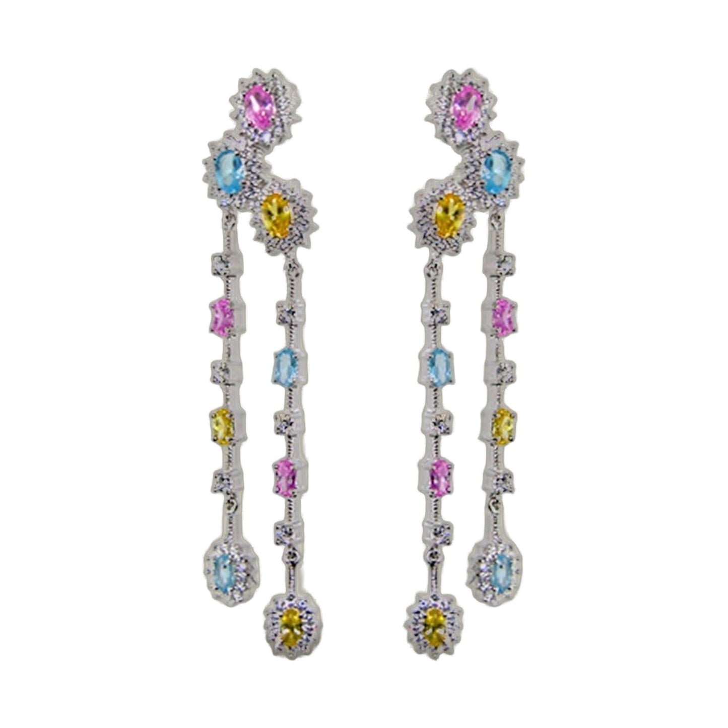 Long Bridal Earrings