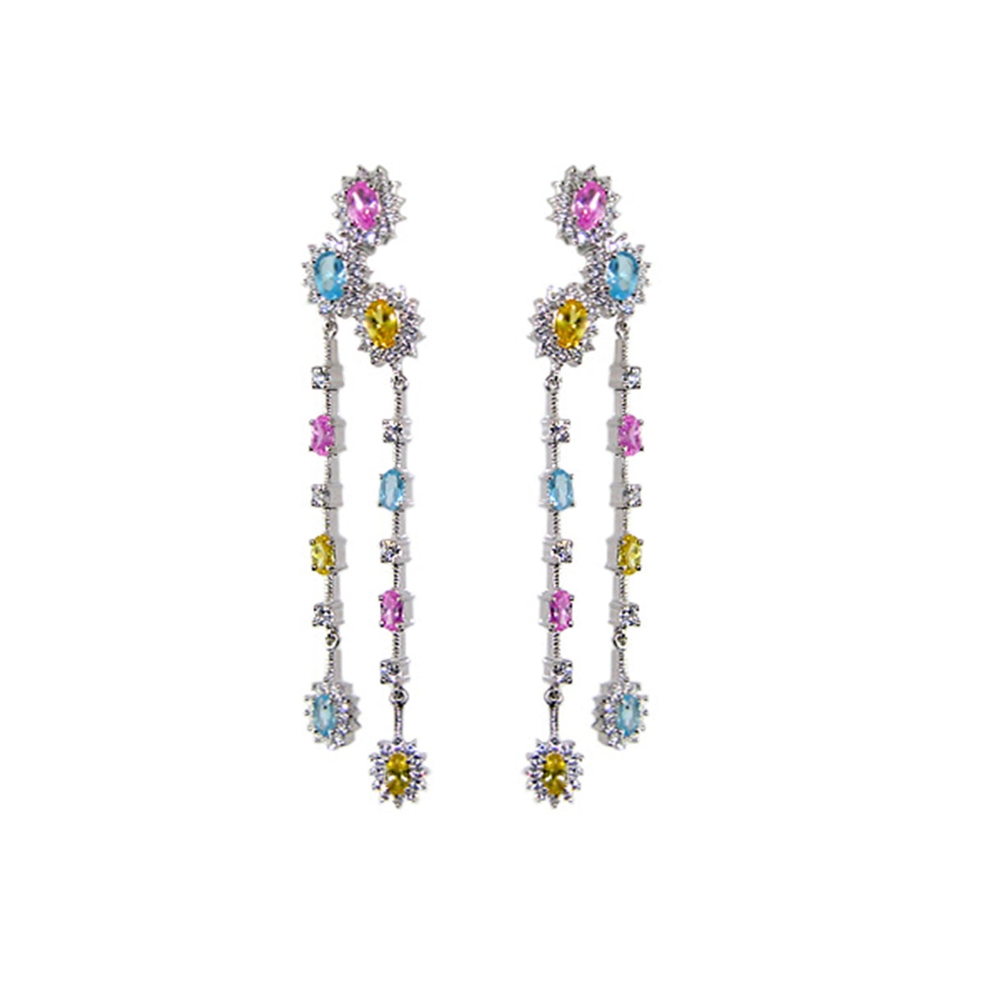 Long Bridal Earrings