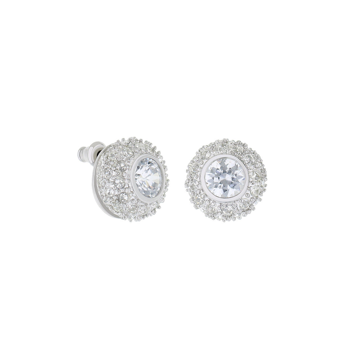Pave Donut Earrings