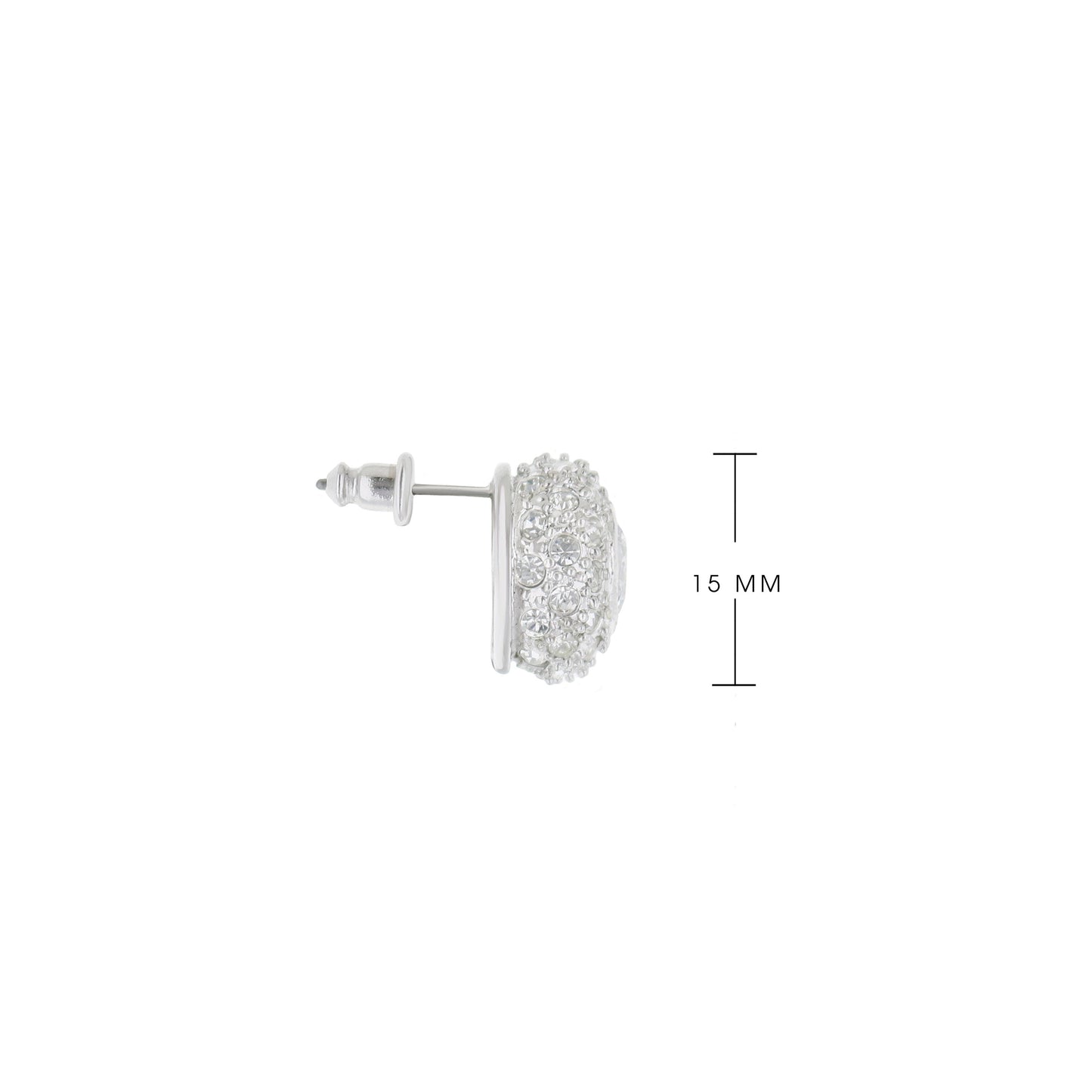 Pave Donut Earrings
