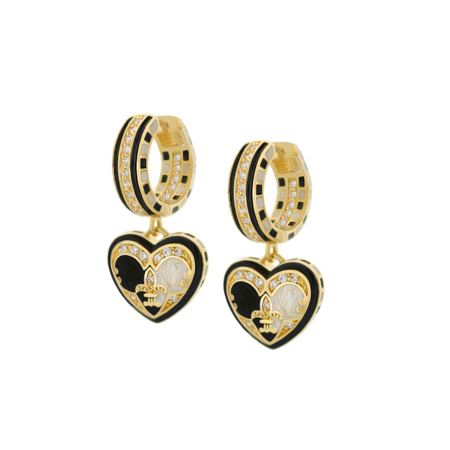 Renaissance Heart Earrings