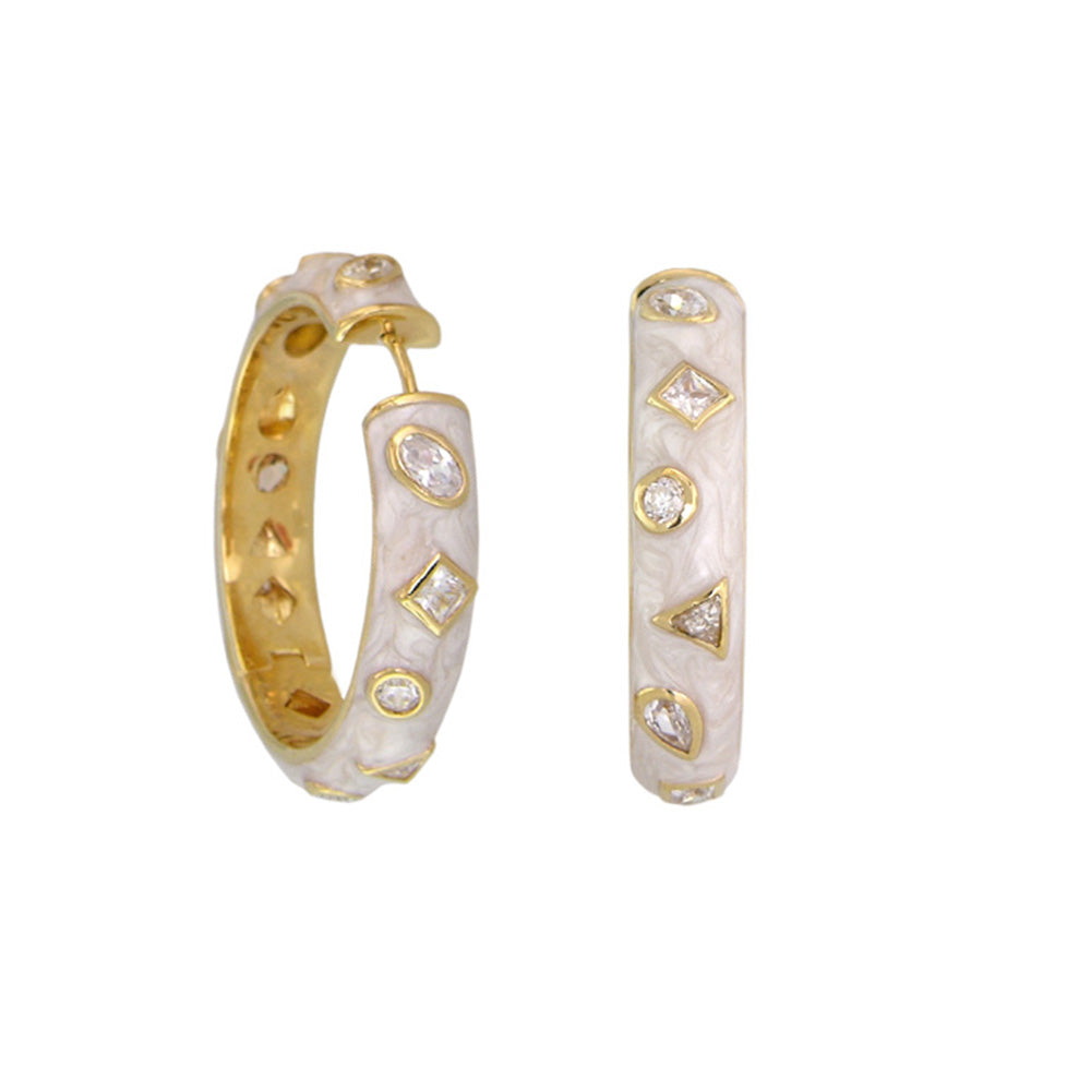Geometric Design Earrings