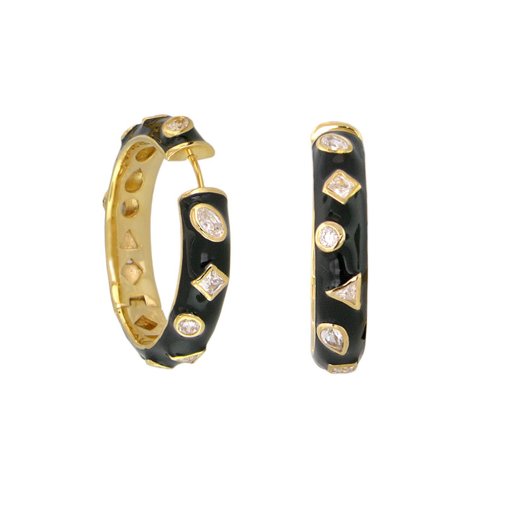 Geometric Design Earrings