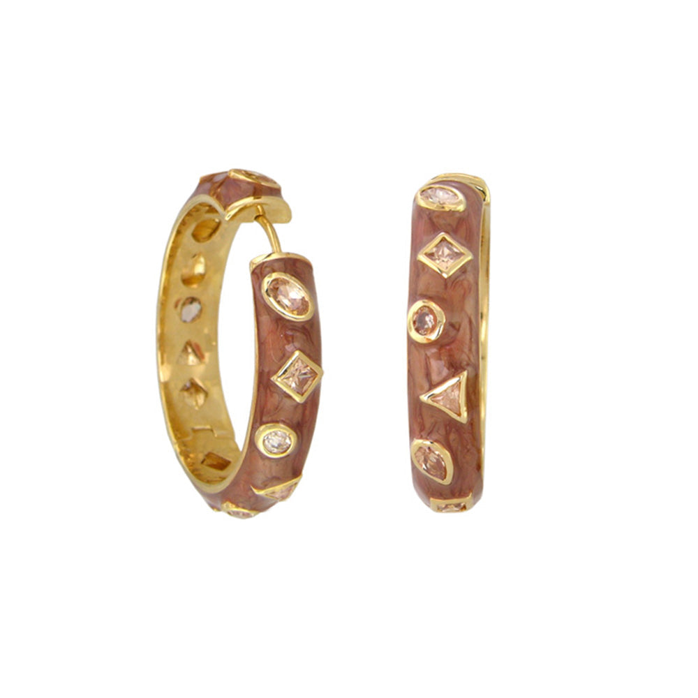 Geometric Design Earrings