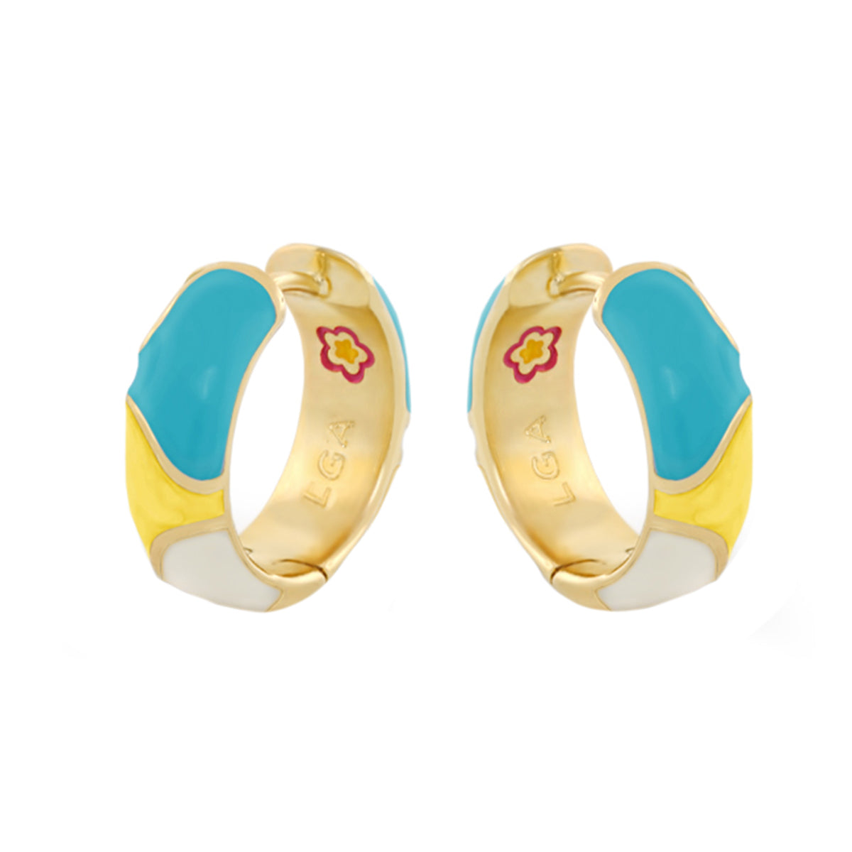 Earth Wind and Pave Earrings