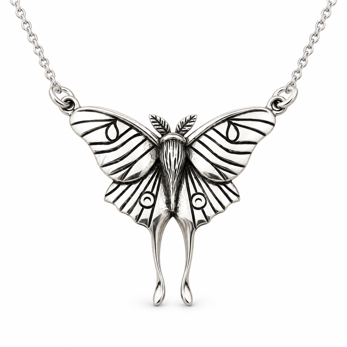 Luna Moth Necklace