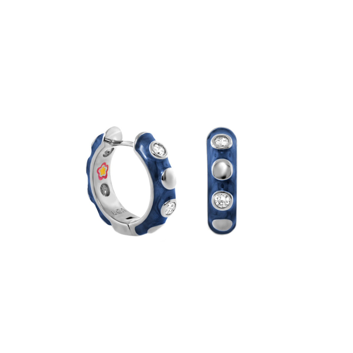 Stackable Fiesta Dot Huggie Earrings
