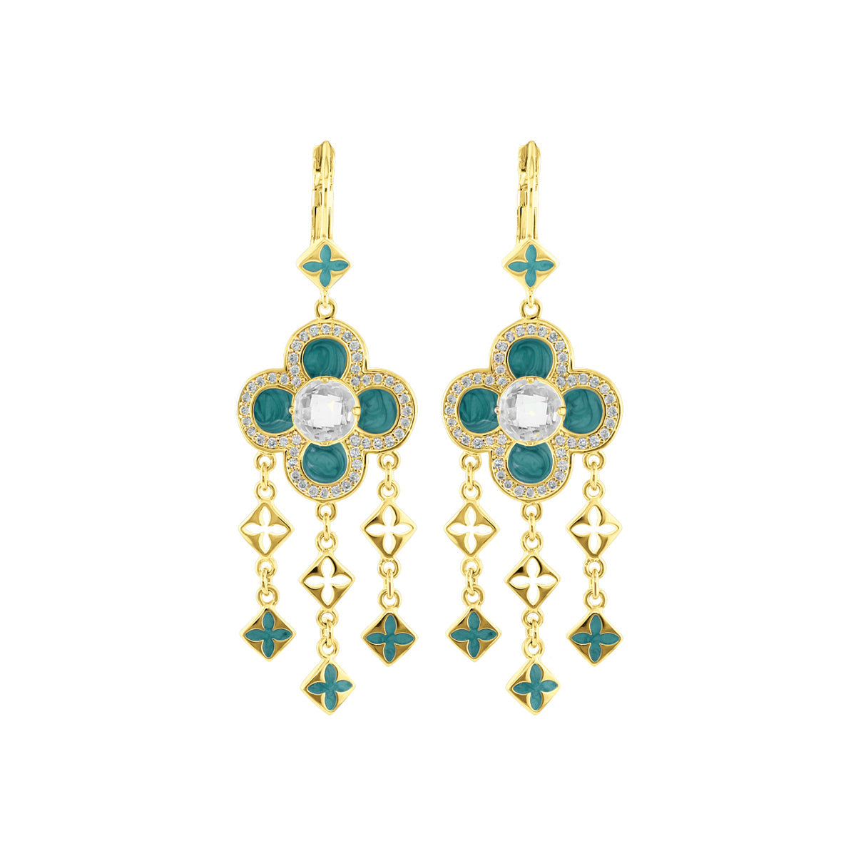 Floral Knight Earrings