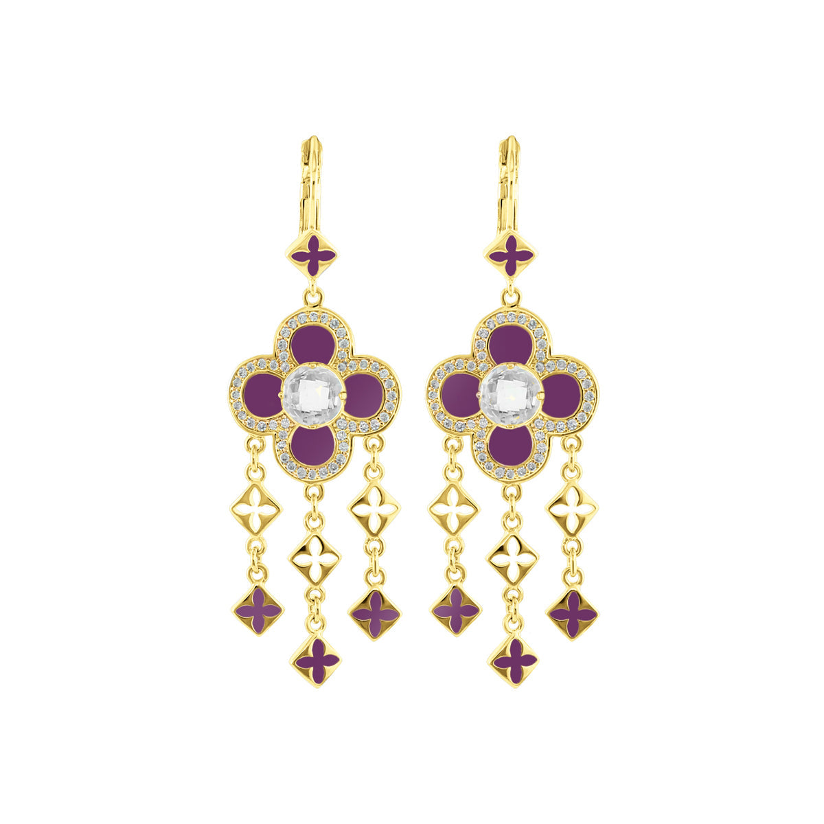 Floral Knight Earrings
