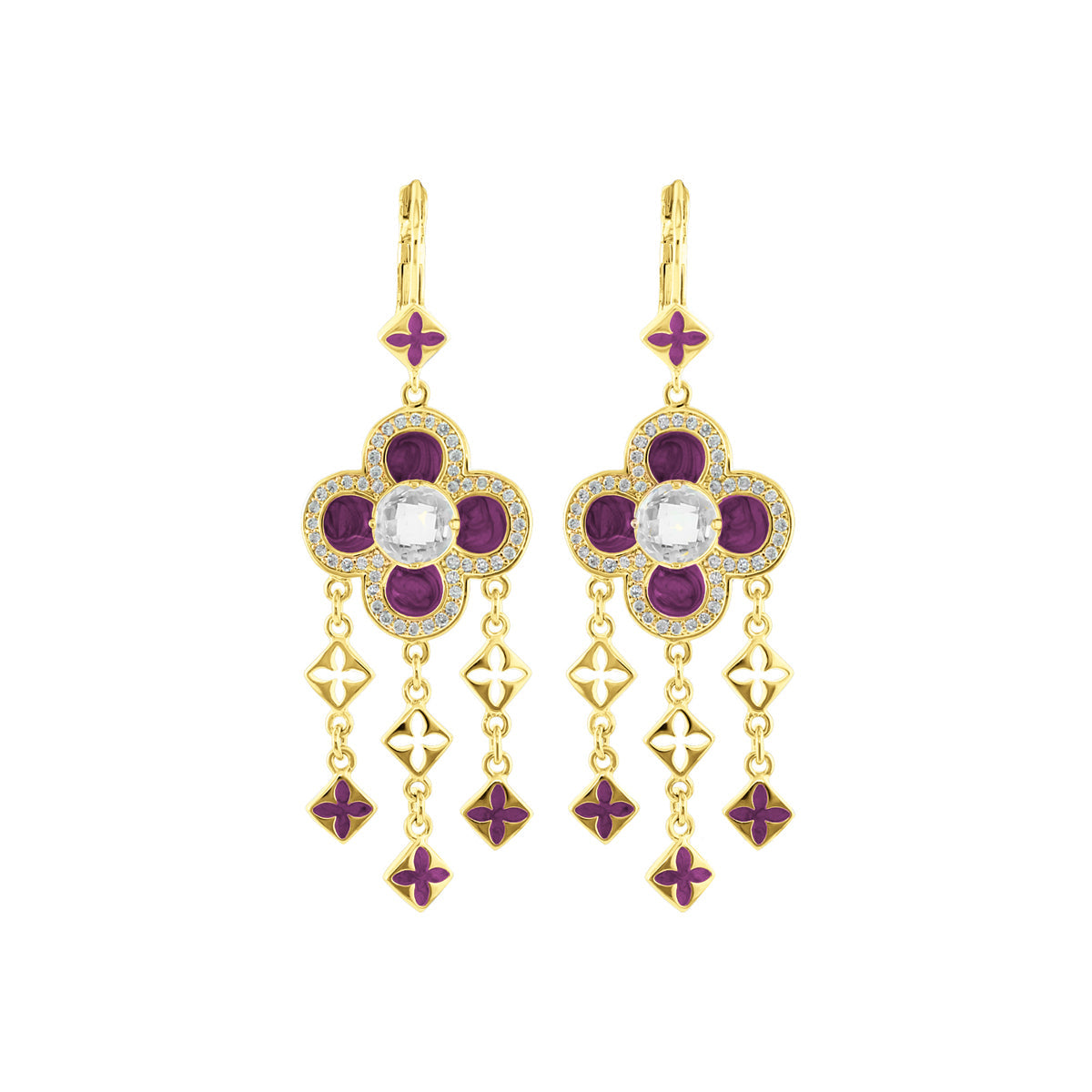 Floral Knight Earrings
