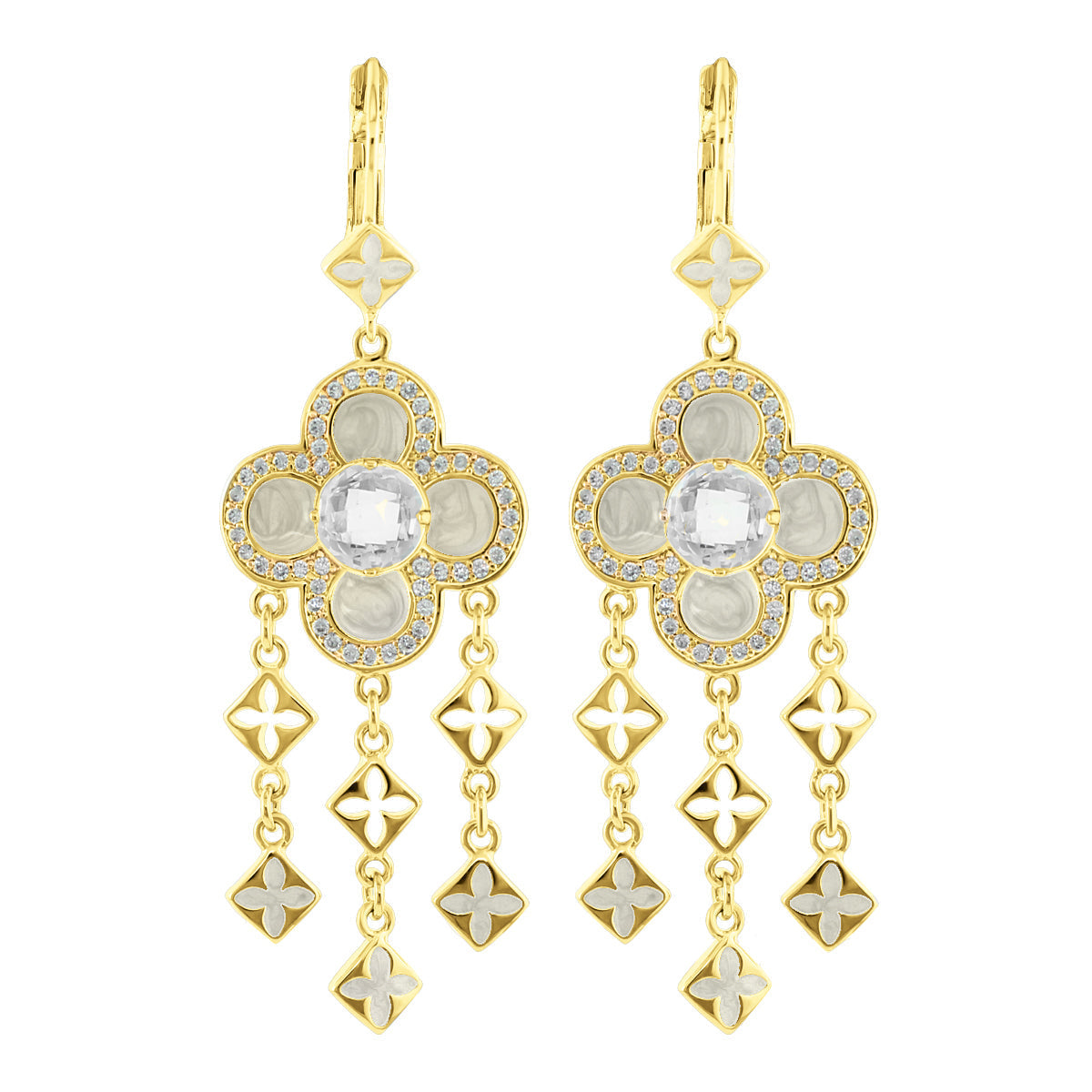 Floral Knight Earrings