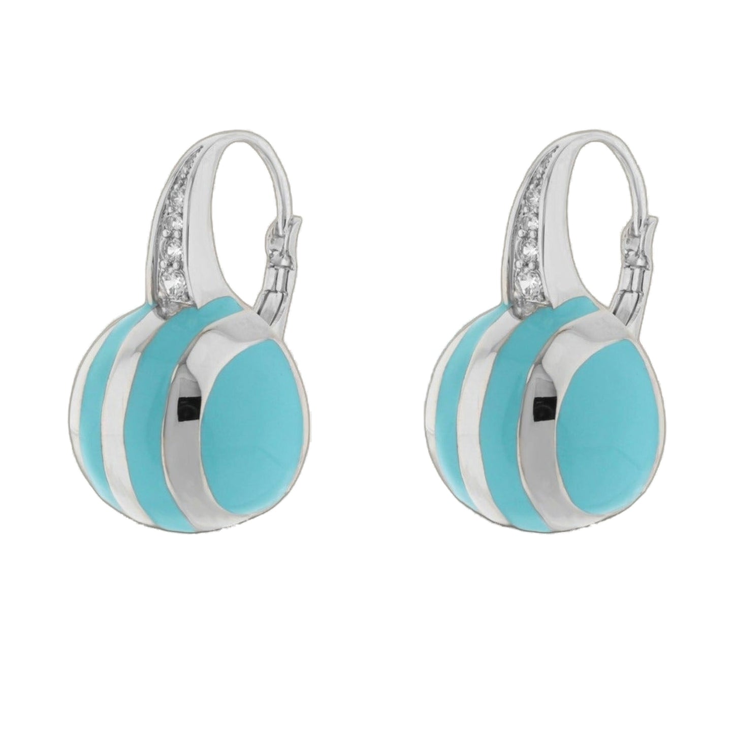 Bamboo Striped Earrings