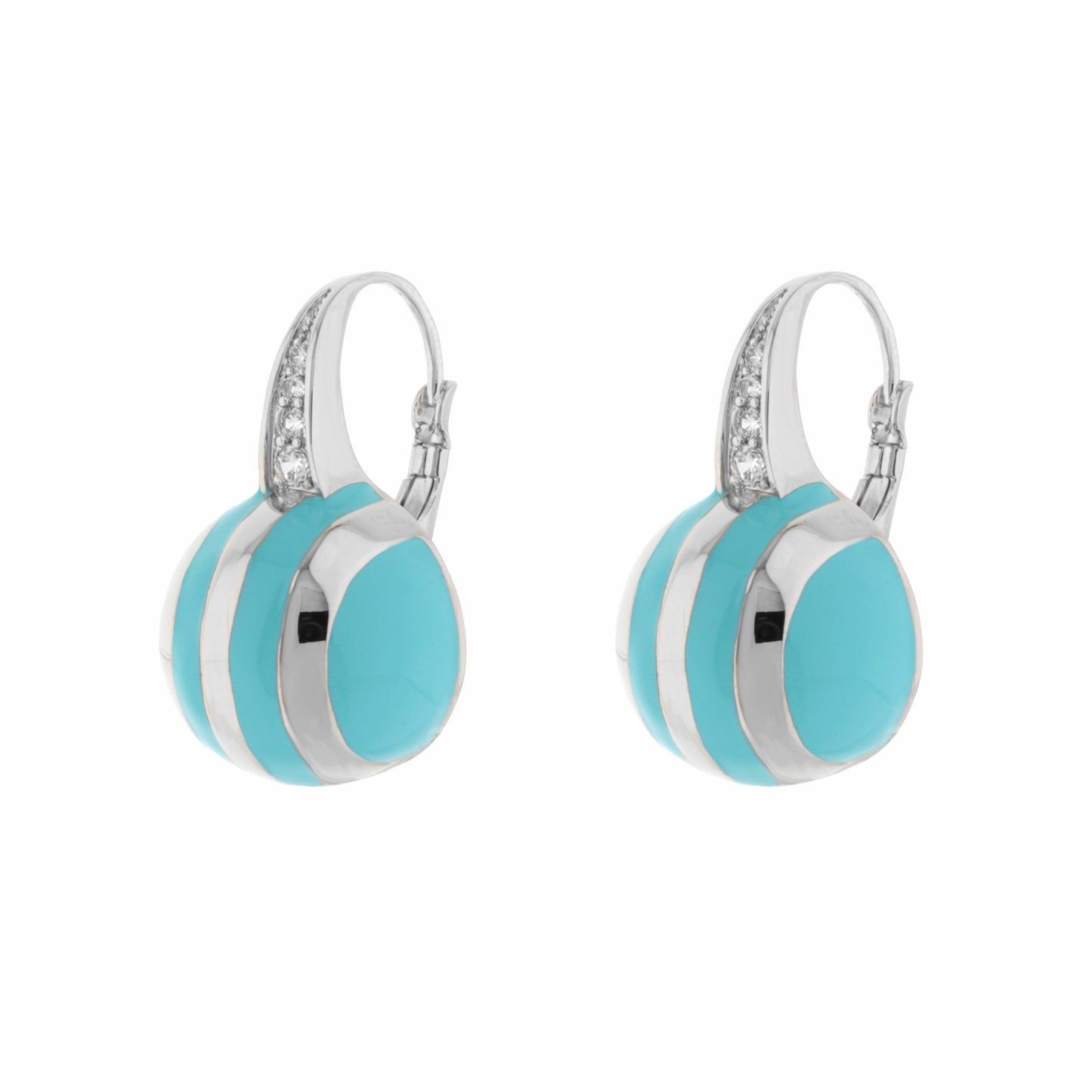 Bamboo Striped Earrings
