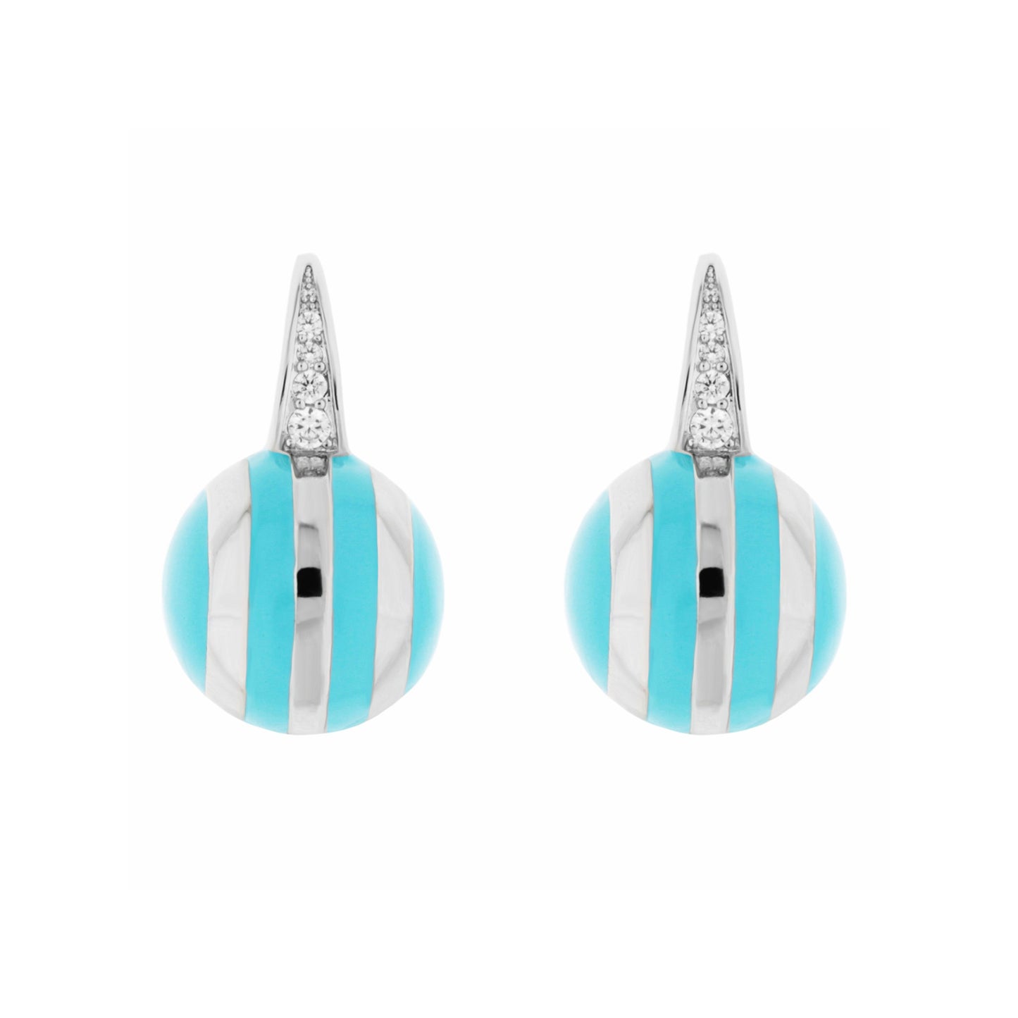 Bamboo Striped Earrings