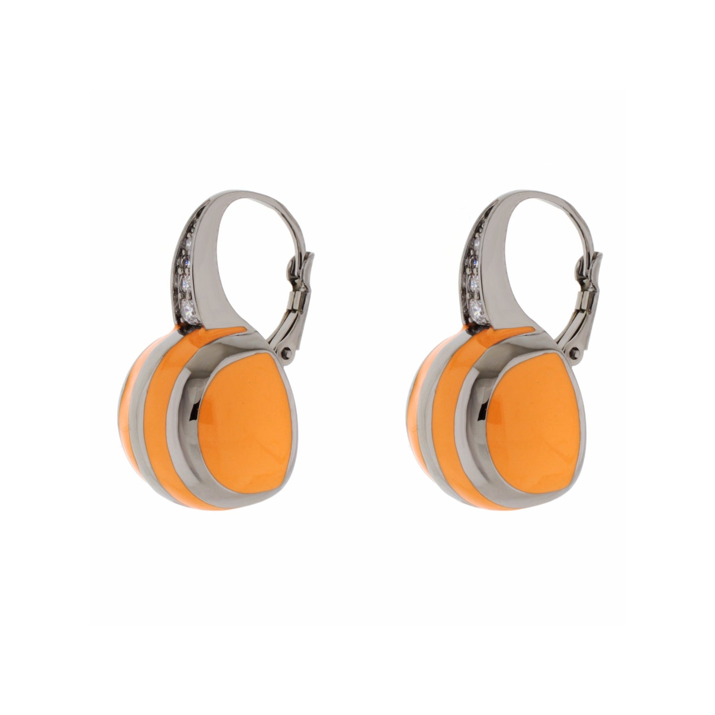 Bamboo Striped Earrings
