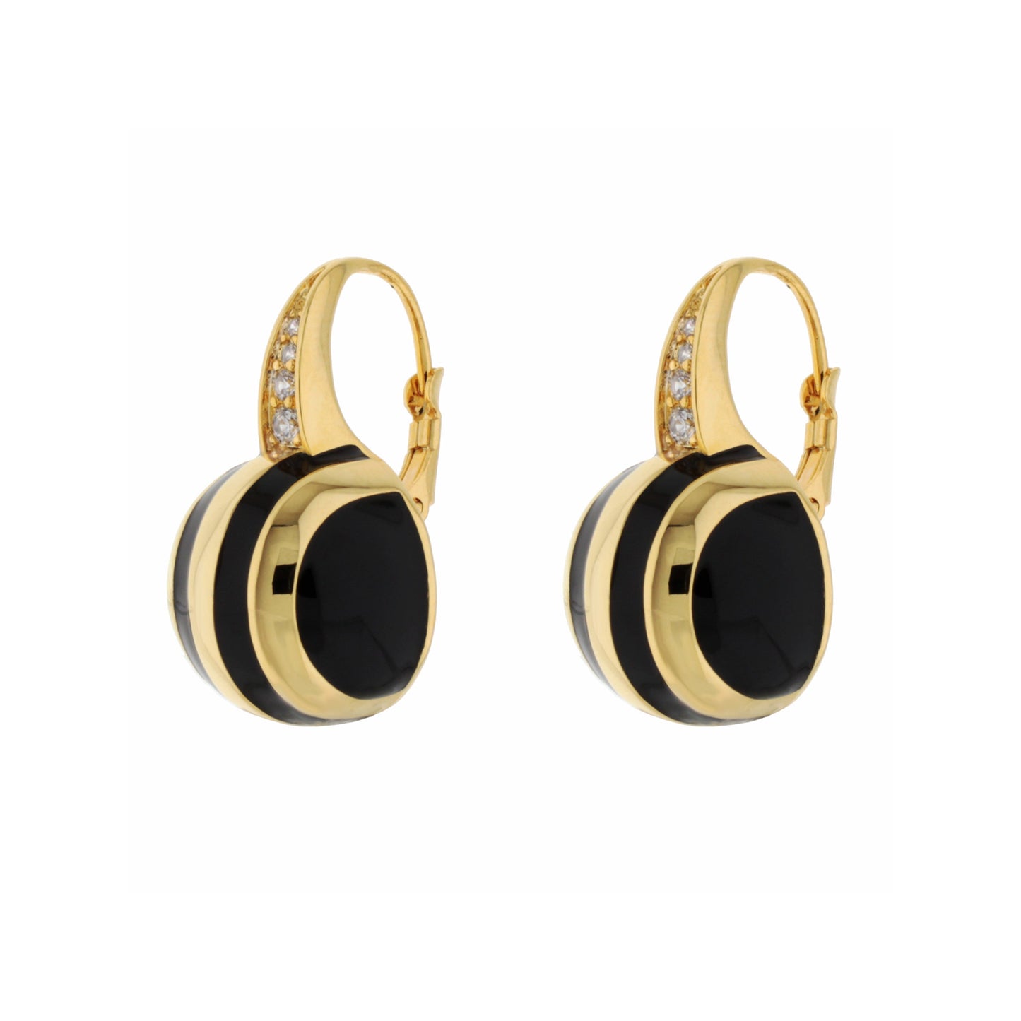 Bamboo Striped Earrings