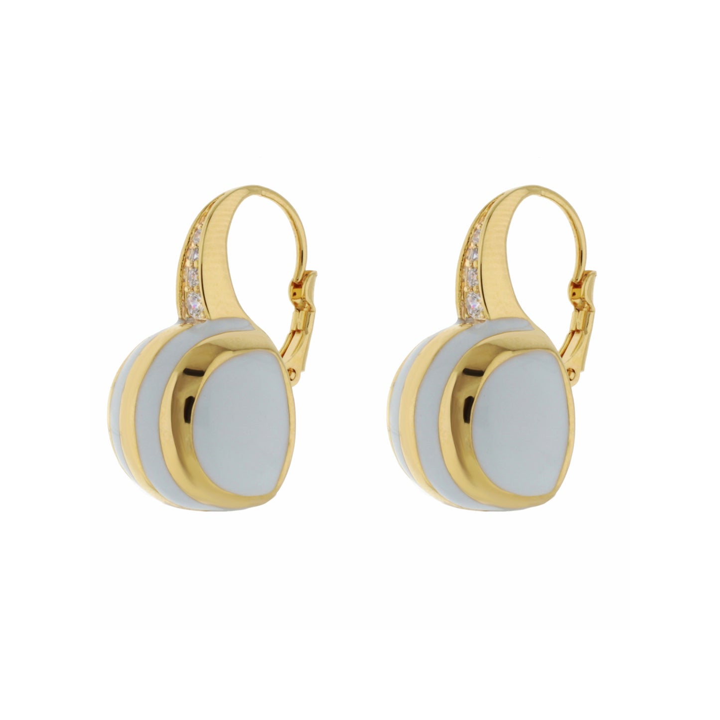 Bamboo Striped Earrings