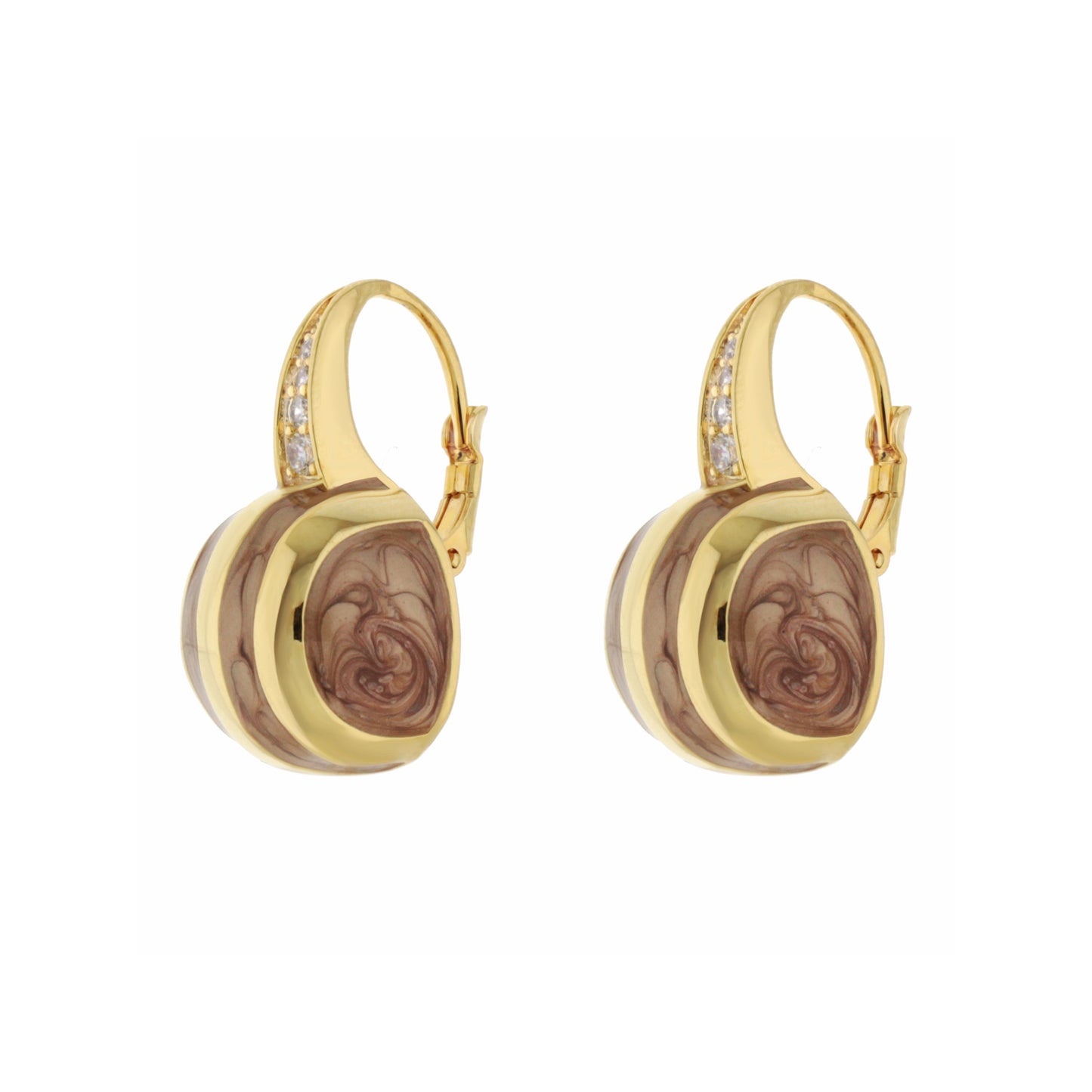 Bamboo Striped Earrings