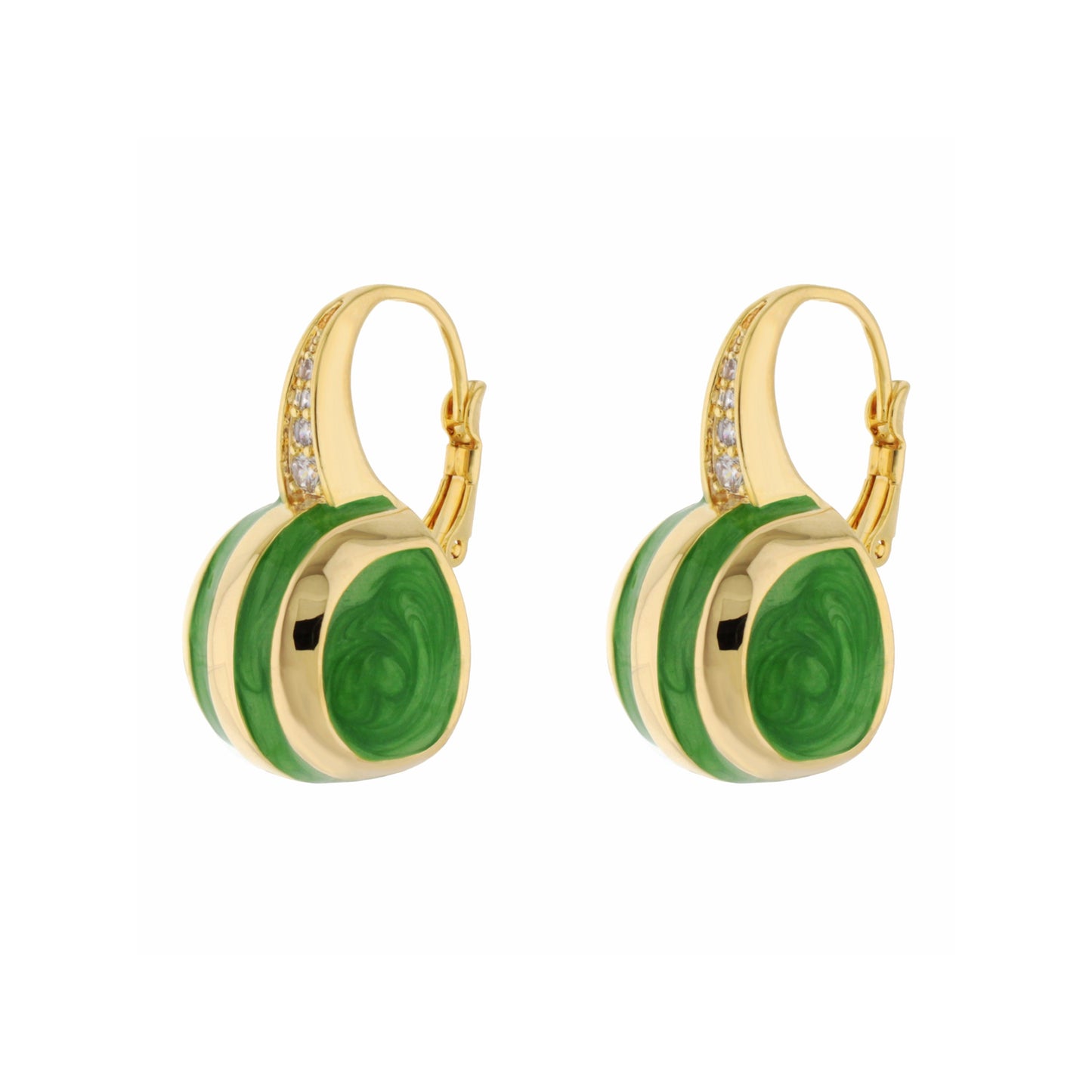 Bamboo Striped Earrings