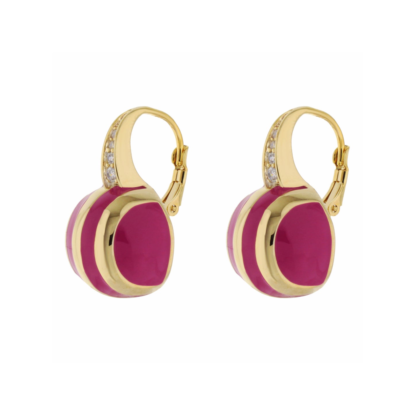 Bamboo Striped Earrings
