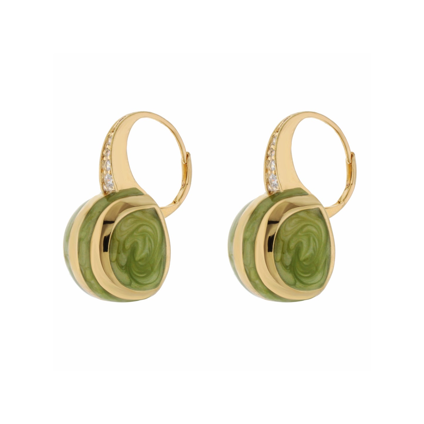 Bamboo Striped Earrings