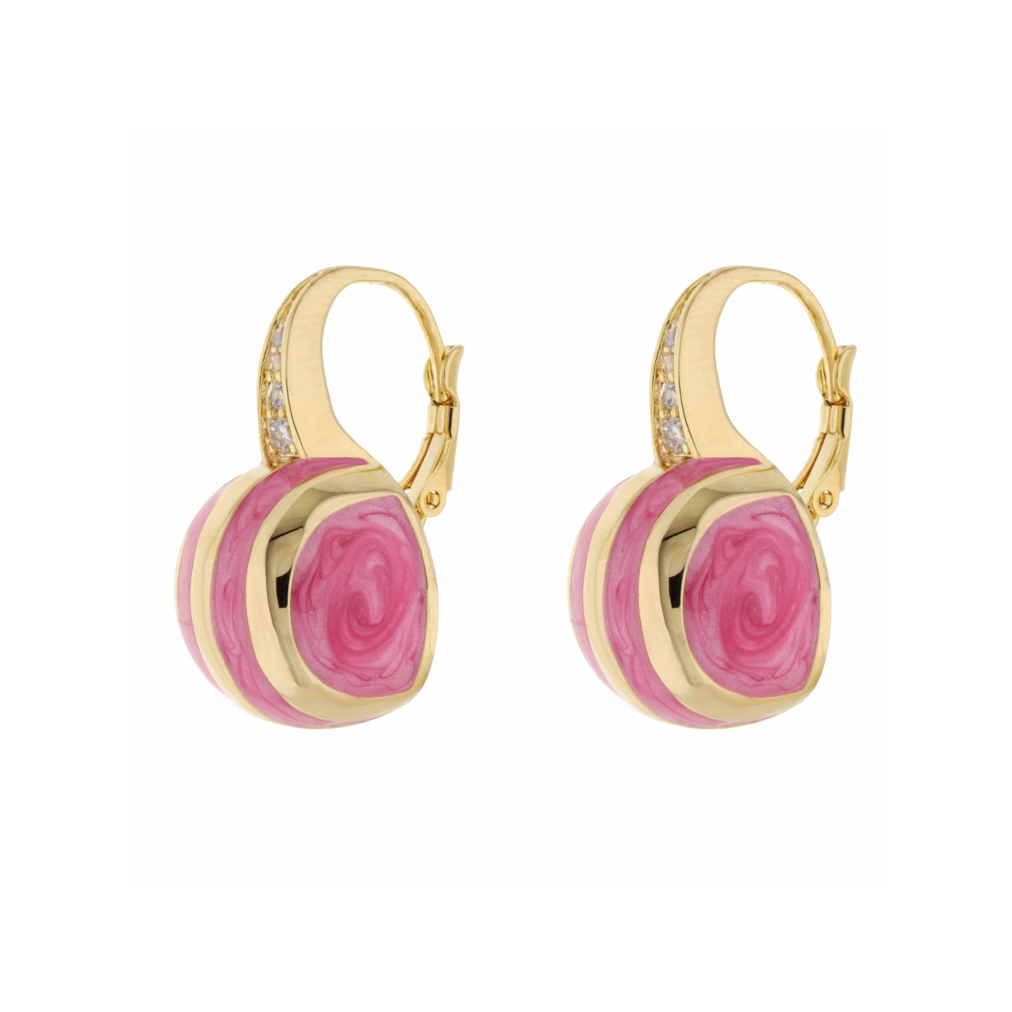 Bamboo Striped Earrings