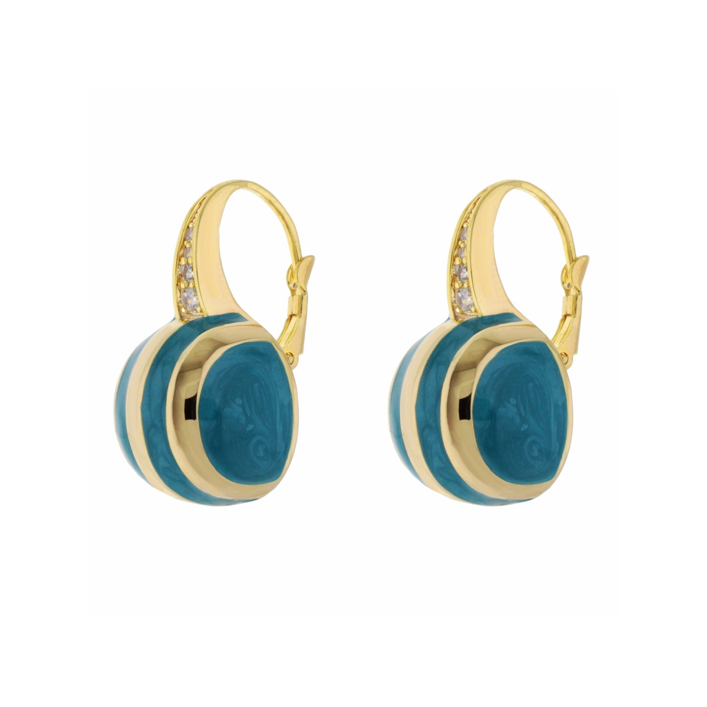 Bamboo Striped Earrings