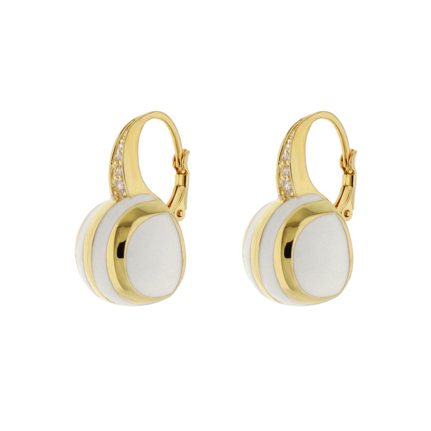 Bamboo Striped Earrings