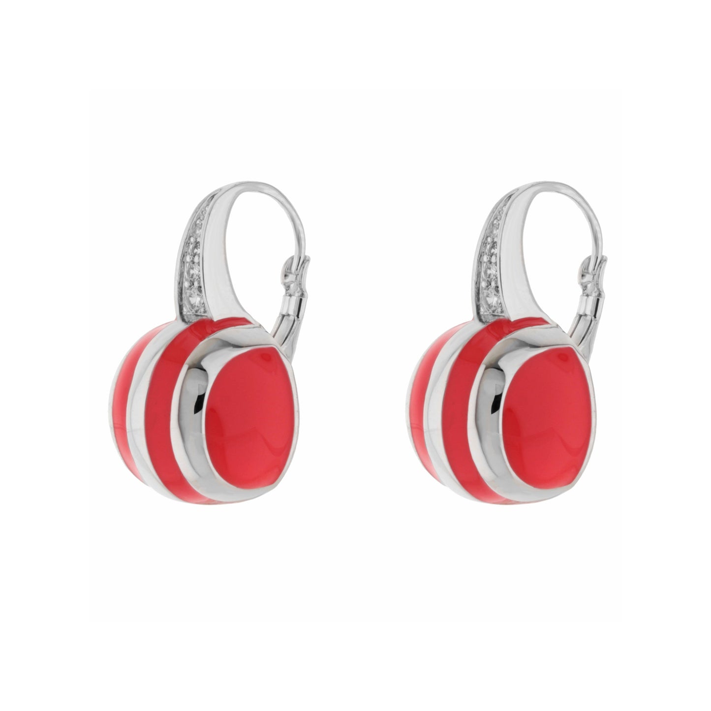 Bamboo Striped Earrings