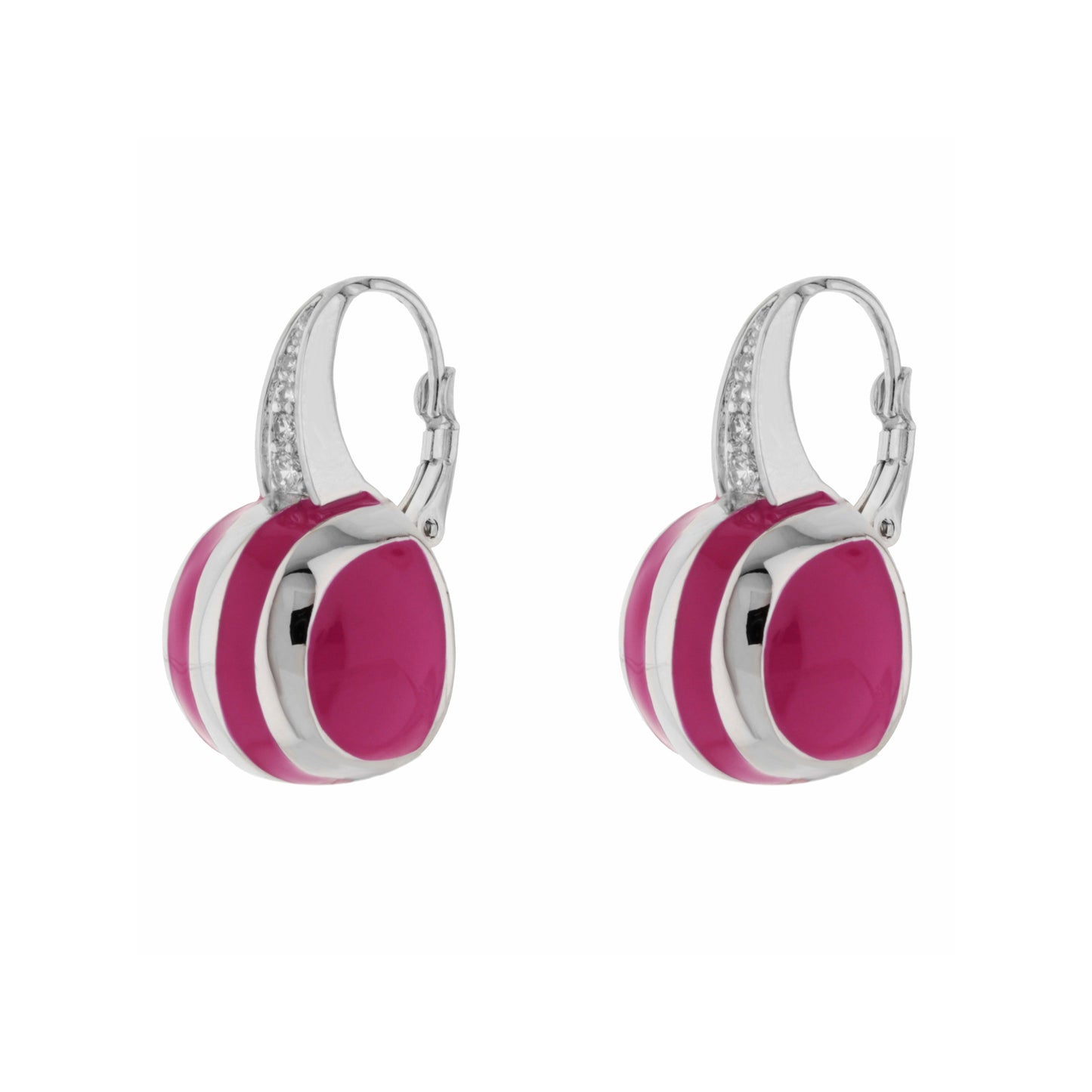 Bamboo Striped Earrings