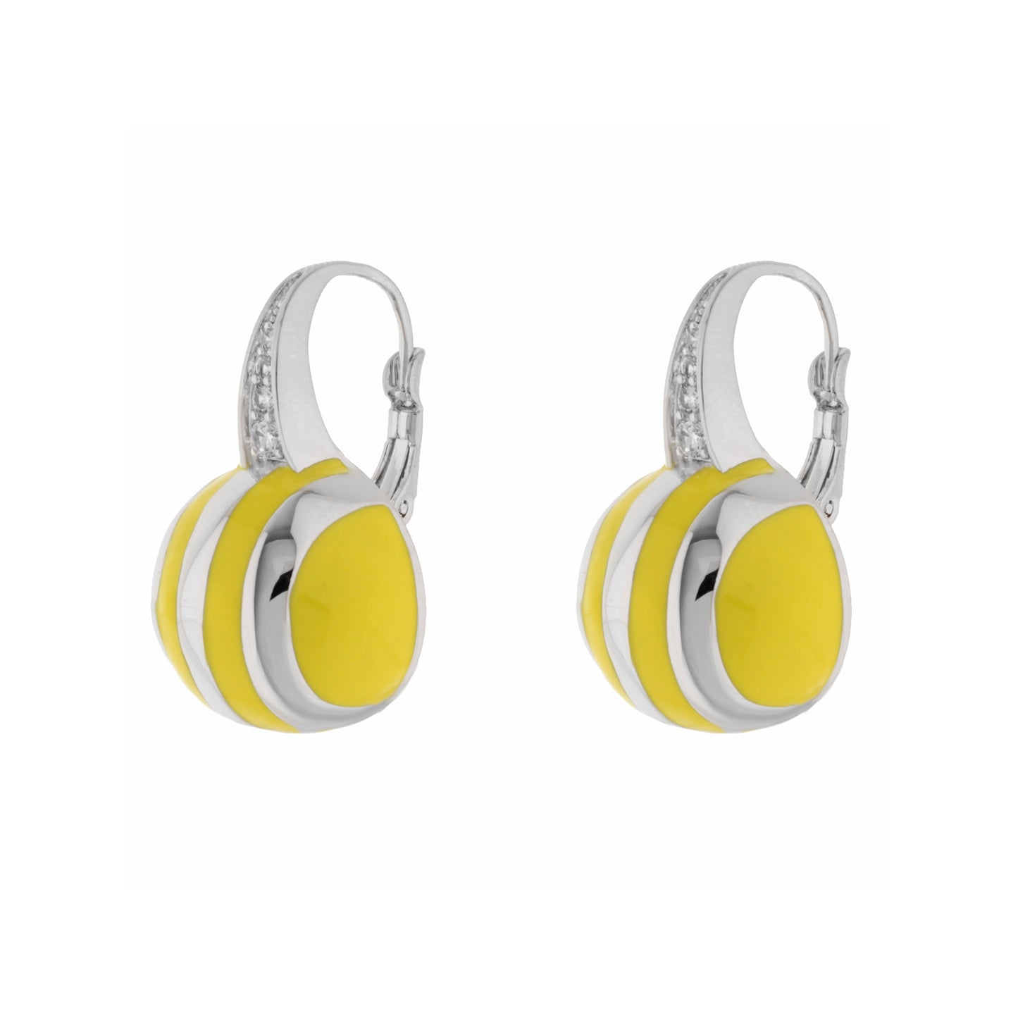 Bamboo Striped Earrings