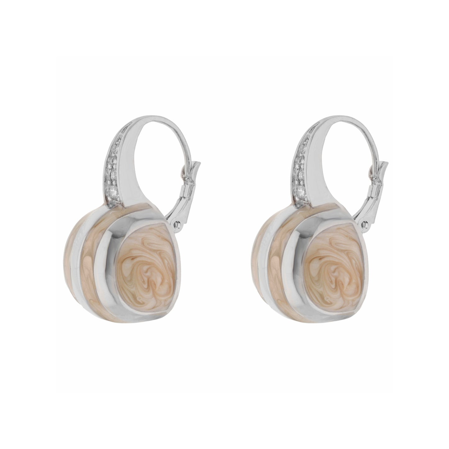 Bamboo Striped Earrings